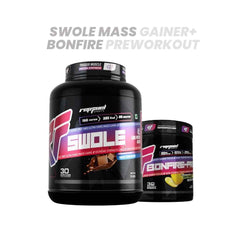 Repfuel Sports Swole Mass Gainer + Bonfire Pre-Workout