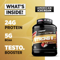Repfuel Sports Strong 6 Protein | 2kg | American Ice Cream