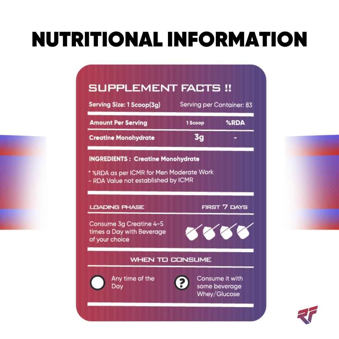 maxout nutritional fact